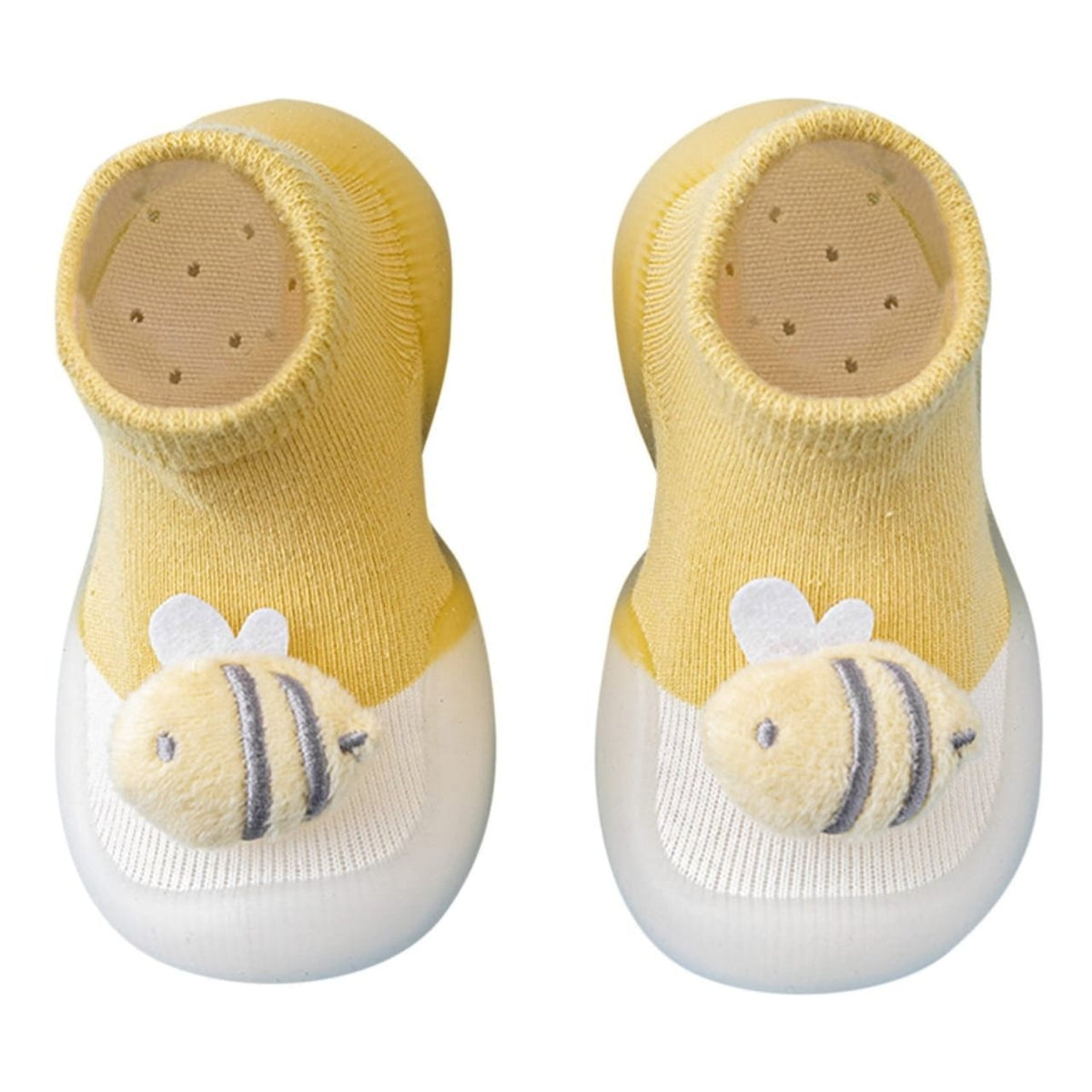 Yellow Fish Non Slip Baby Socks Shoes