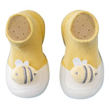 Yellow Fish Non Slip Baby Socks Shoes