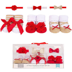 6 Piece Headband & Socks Gift Set
