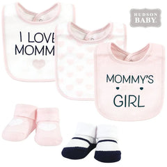 5 Piece Set 3 Bib & 2 Socks Set