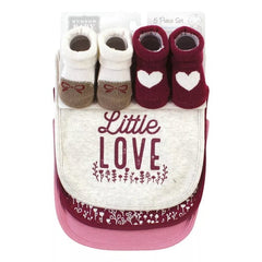 5 Piece Set 3 Bib & 2 Socks Set