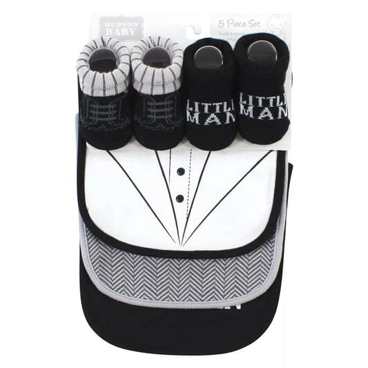 Little Man 5 Piece Bib & Booty Set