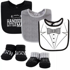Little Man 5 Piece Bib & Booty Set