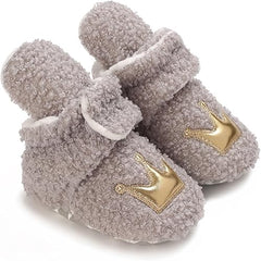 Baby Boots Autumn and Winter Fashion New Pattern Thickened Warm Comfortable Cute Non Slip Shoes
