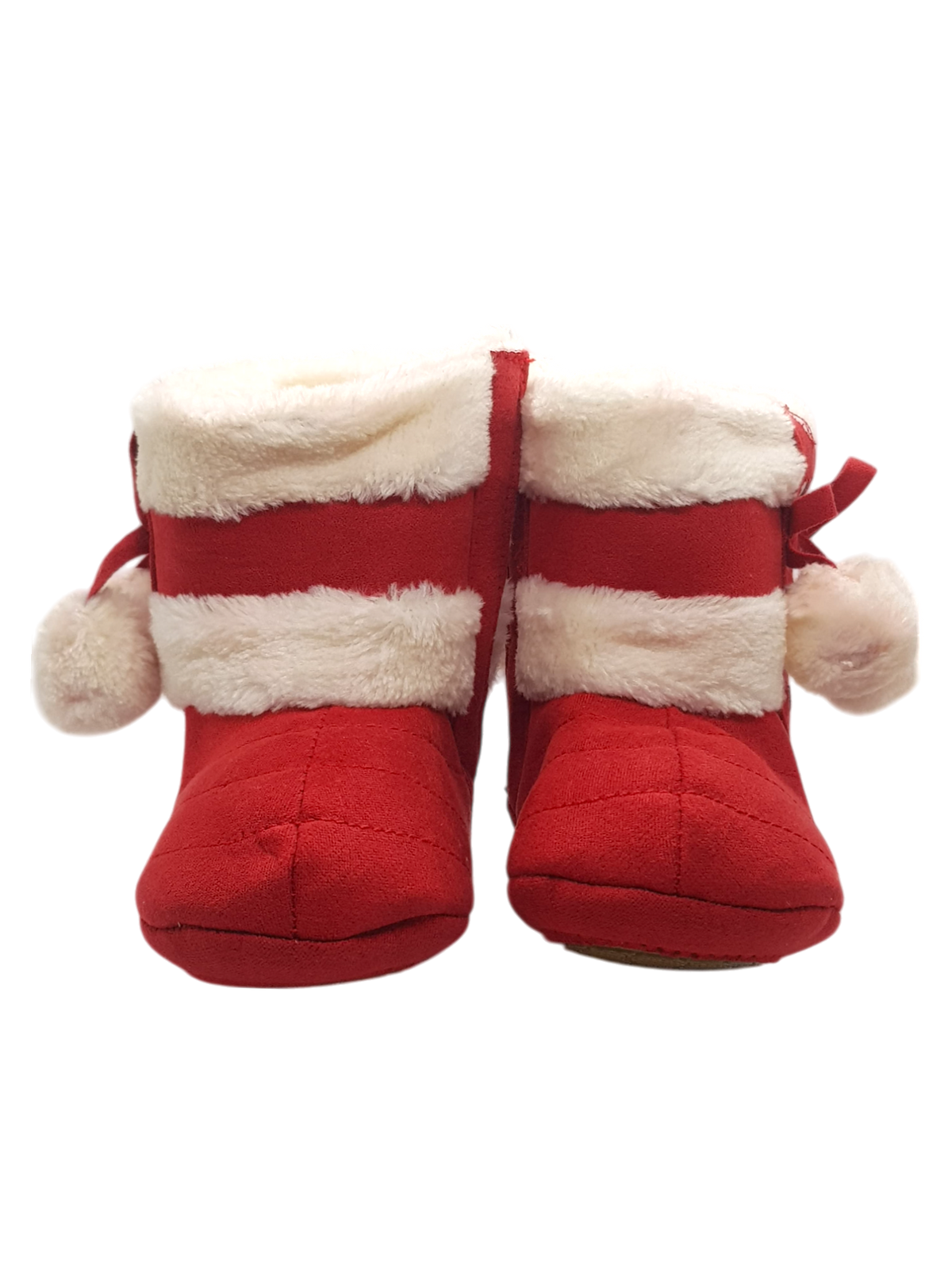 Baby Girls Shoes Fluffy Balls Soft Rubber Sole