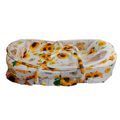 Newborn Baby Bed Set (Yellow Sun-flower)
