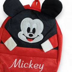 Adorable Red & Black Mickey Mouse Kids' Backpack / School Bag