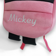 Adorable Pink & Black Mickey Mouse Kids' Backpack / School Bag