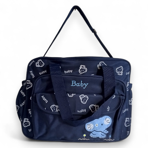 Adorable Elephant Print Baby Diaper Bag / Mother Bag