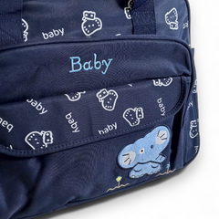 Adorable Elephant Print Baby Diaper Bag / Mother Bag