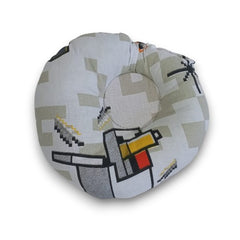 Minecraft-Themed Baby Pillow and Bolster Set