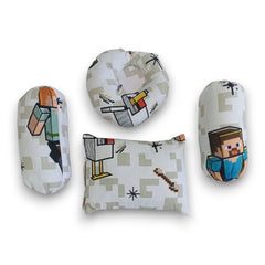 Minecraft-Themed Baby Pillow and Bolster Set
