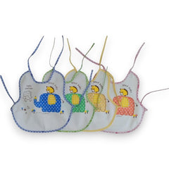 Adorable Elephant & Hedgehog Baby Bib - Soft Cotton