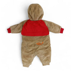 Cozy Superhero Piglet Baby Romper