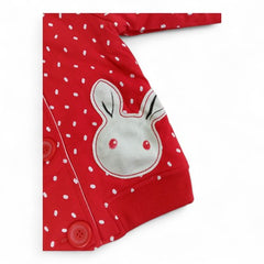 Red Polka Dot Kids' Hooded Jacket