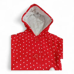 Red Polka Dot Kids' Hooded Jacket
