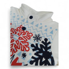 Cozy Fleece Baby Jacket with Winter Fun Print