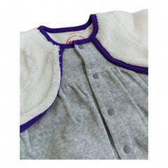 Cozy Owl Applique Baby Romper