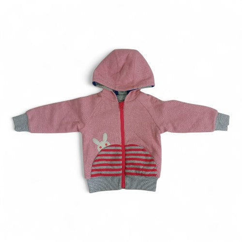Cute Bunny Full-Zip Hoodie