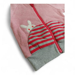 Cute Bunny Full-Zip Hoodie