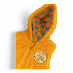 Orange Toddler Fleece Gilet