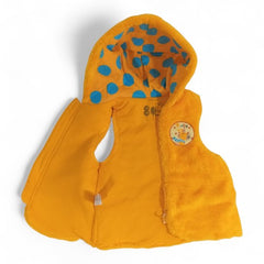 Orange Toddler Fleece Gilet