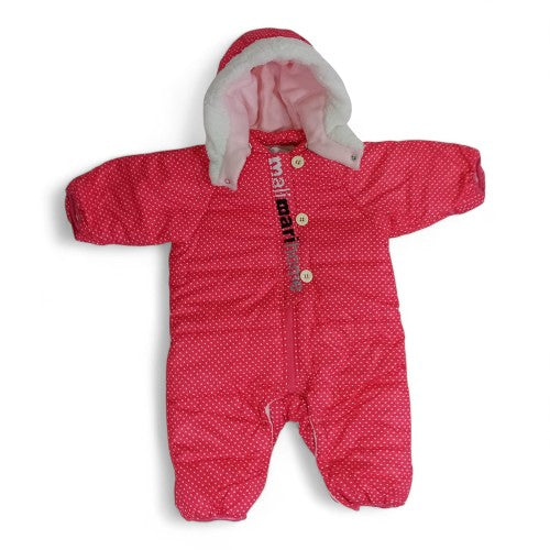 Cozy Baby Polka Dot Snowsuit