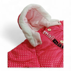 Cozy Baby Polka Dot Snowsuit