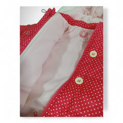 Cozy Baby Polka Dot Snowsuit