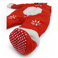 Cozy Red Fox Hooded Romper