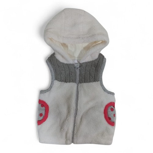 Cozy Baby Fleece Hooded Vest