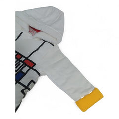 Cozy Geometric Romper with Hood