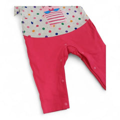 Adorable Bear & Polka Dot Baby Romper