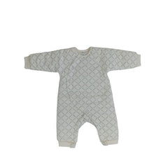 Cozy Diamond Quilted Baby Romper
