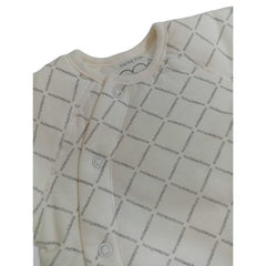 Cozy Diamond Quilted Baby Romper