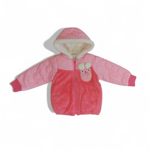 Cute Bunny Pockets Baby Wrap Jacket