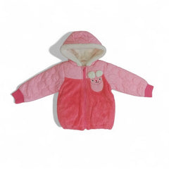 Cute Bunny Pockets Baby Wrap Jacket