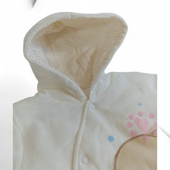 Cozy Cuddle Bear Hooded Romper