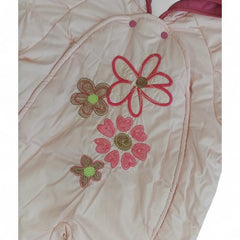 Darling Floral Quilted Padded Baby Romper