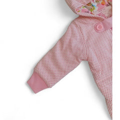 Sweet Birdie Pink Polka Dot Hooded Baby
