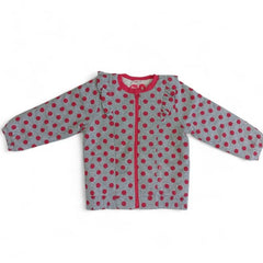Playful Polka Dot Ruffle Jacket