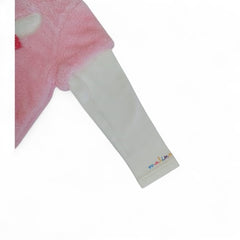 Cozy Pink Bunny Layered-Look Baby Top