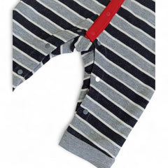 Cozy Full-Zip Baby Romper with Pockets