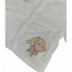 Cozy & Cute Hooded Fleece Baby Cardigan with Embroidered Bear