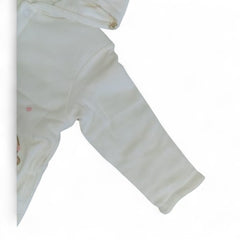 Cozy & Cute Hooded Fleece Baby Cardigan with Embroidered Bear