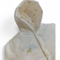 Cozy & Cute Hooded Fleece Baby Cardigan with Embroidered Bear