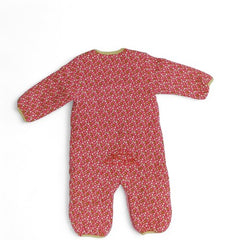 Pink Quilted Baby Romper