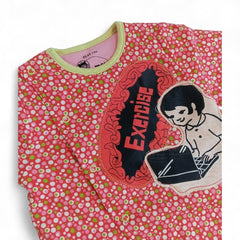 Pink Quilted Baby Romper