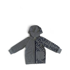 Kids' Gray Zip-Up Hoodie