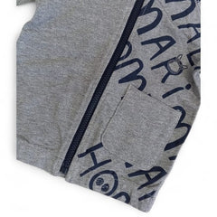 Kids' Gray Zip-Up Hoodie